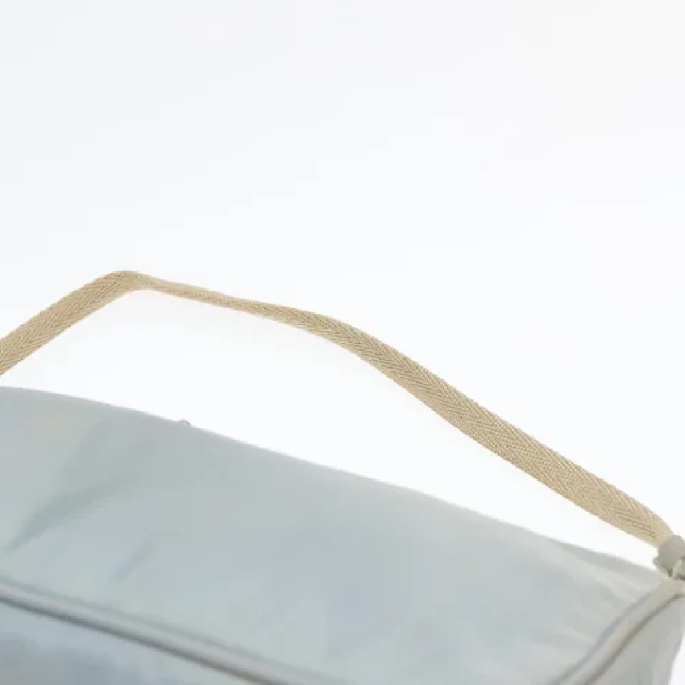 Prada Vintage Pre-owned Nylon pouches Blue Dames