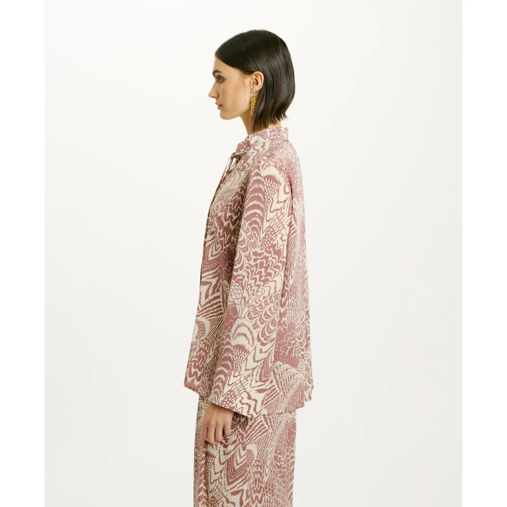 Momoni Crème Blouses voor Vrouwen Multicolor Dames