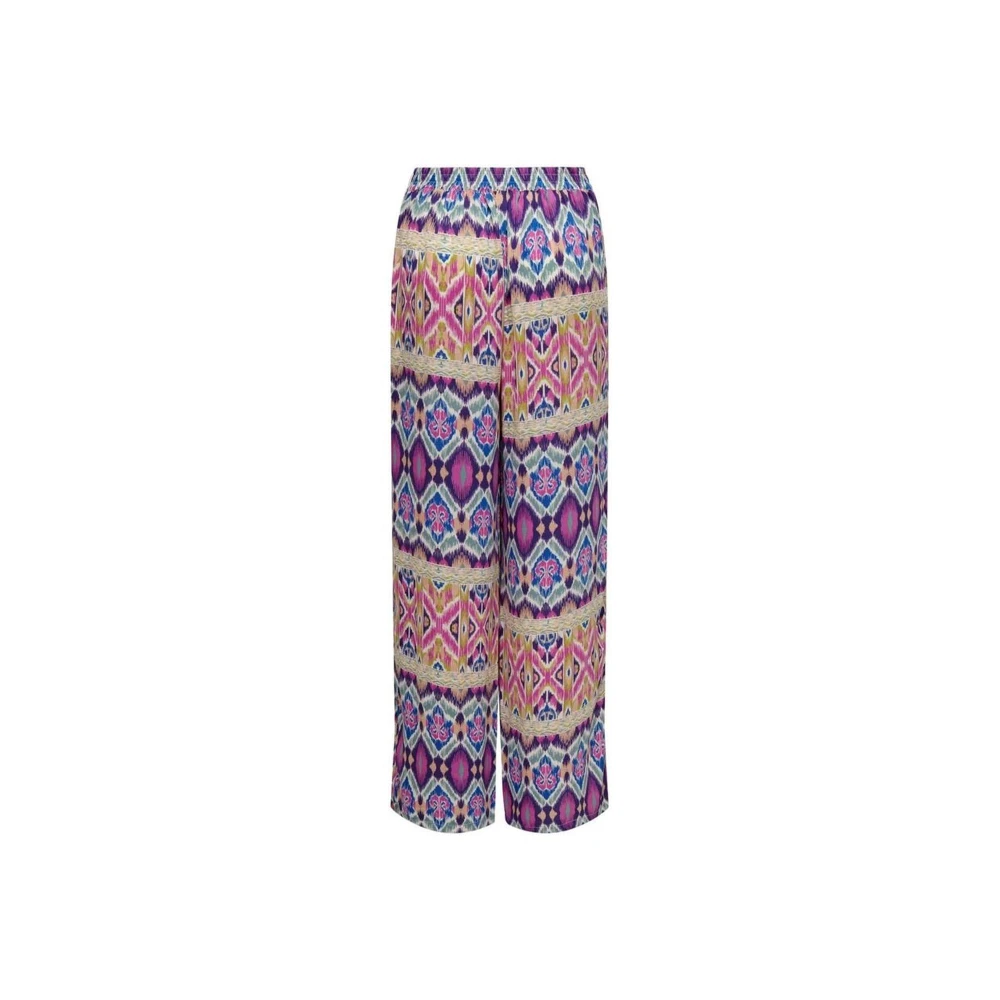 Only Lente Zomer Palazzo Broek Collectie Multicolor Dames