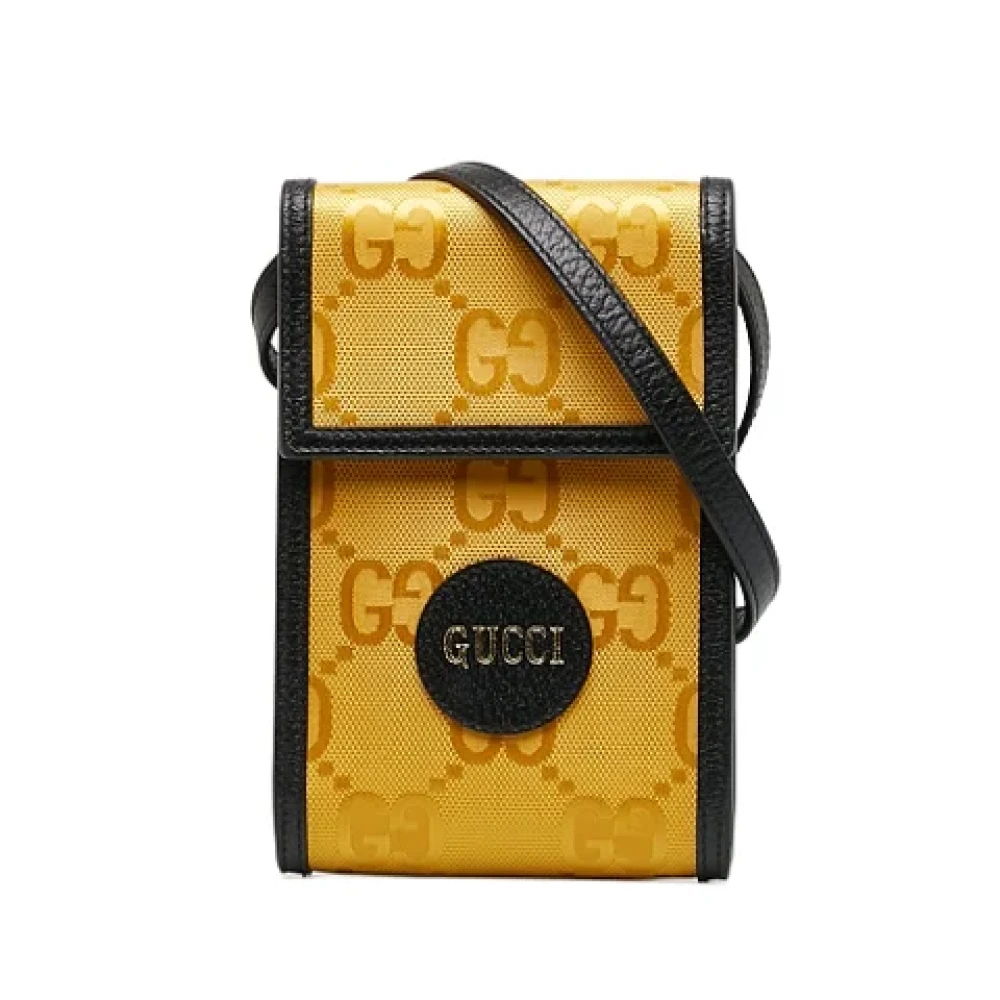 Gucci Vintage Pre-owned Leather shoulder-bags Yellow Dames