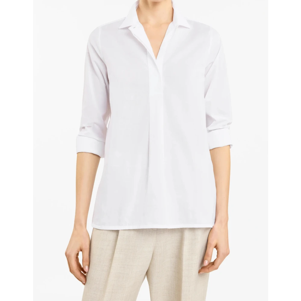 Fay Witte Shirt voor Mannen White Dames