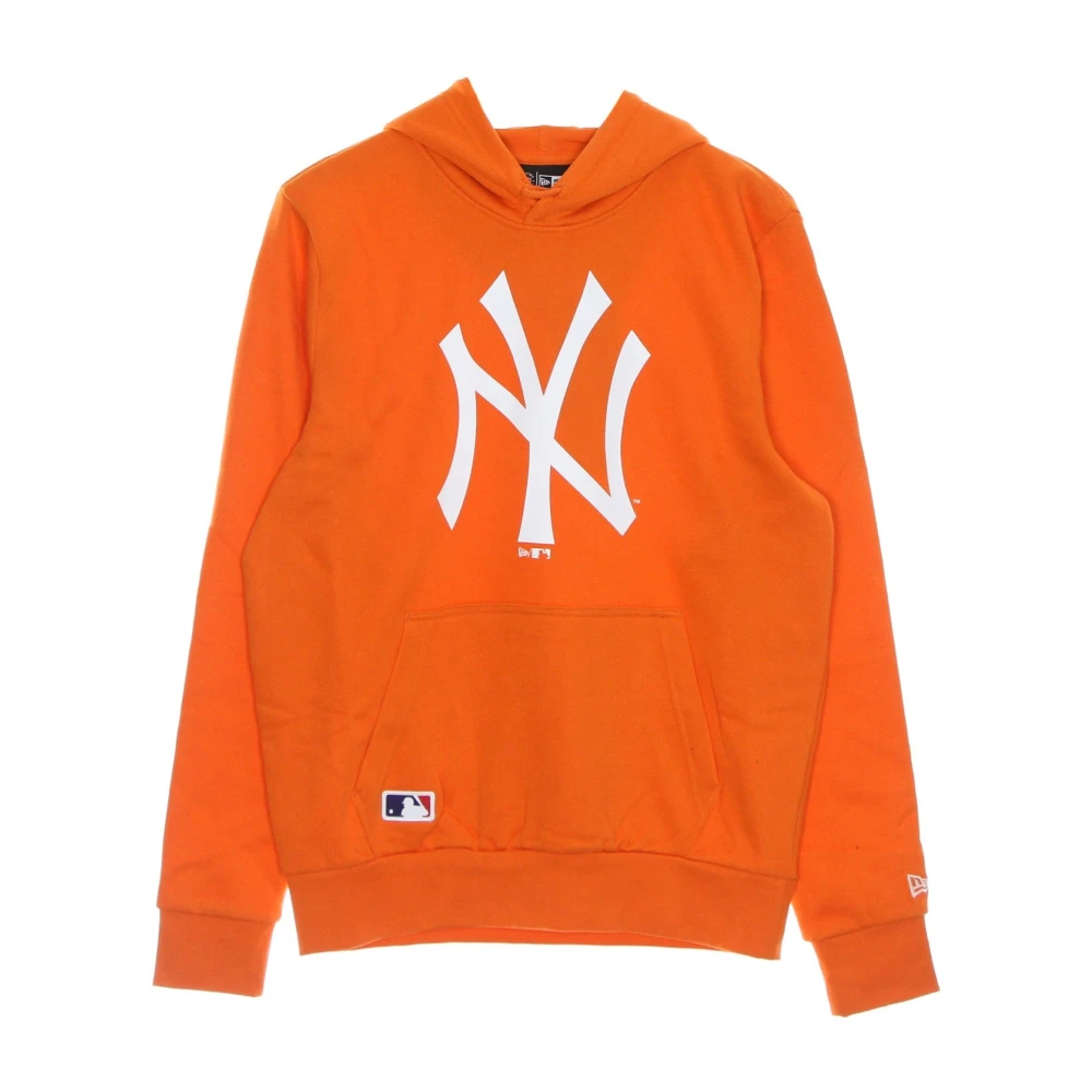 New Era MLB Säsongs Team Logo Hoodie Orange, Herr