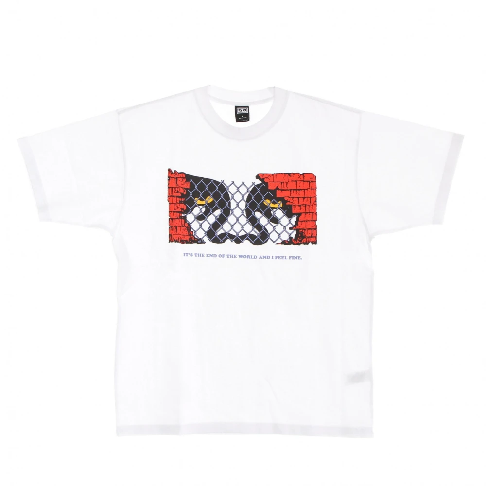 Obey T-Shirts White Heren
