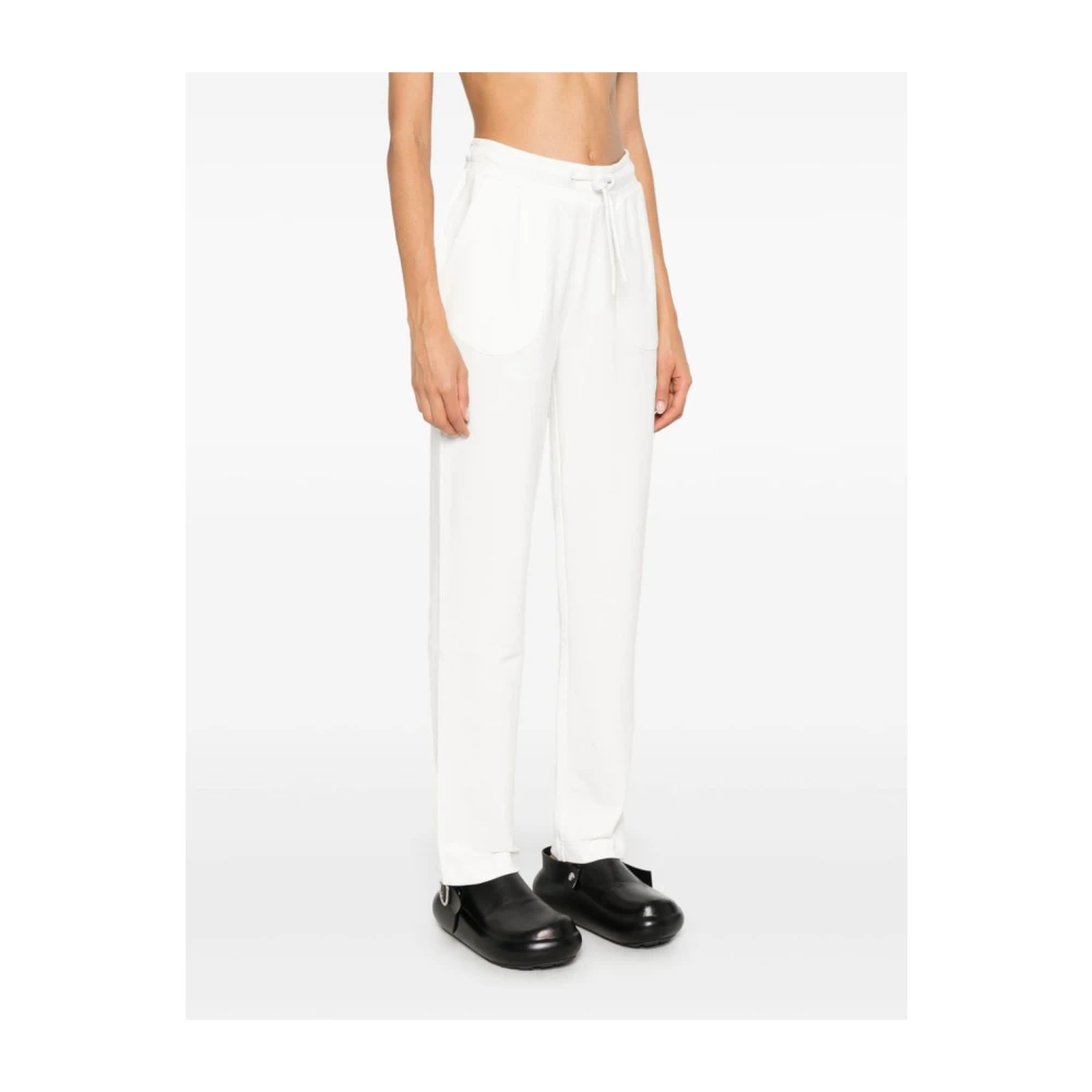 Emporio Armani Witte katoenen sweatpants White Dames