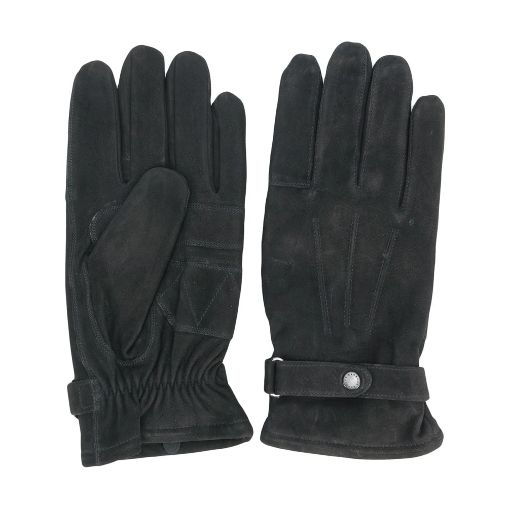 Barbour Zwarte Winterhandschoenen Stijlvol Black Heren