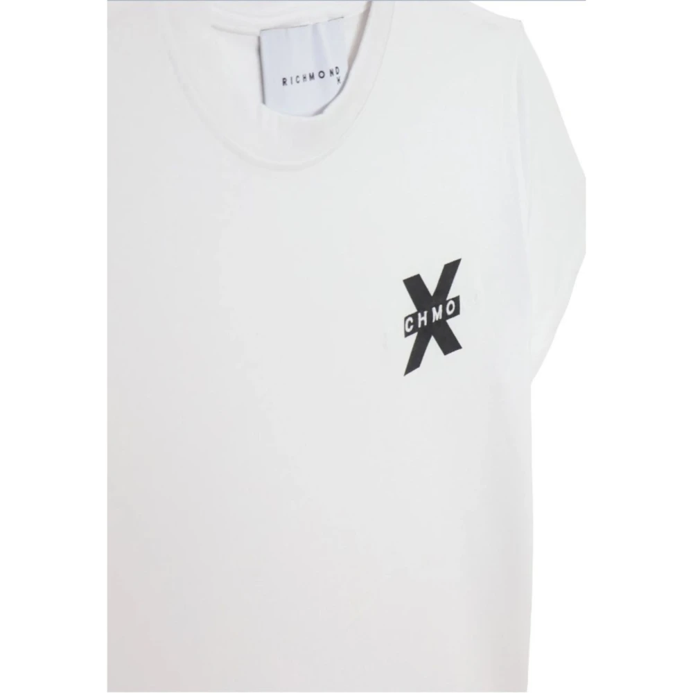 John Richmond Heren Casual T-Shirt White Heren