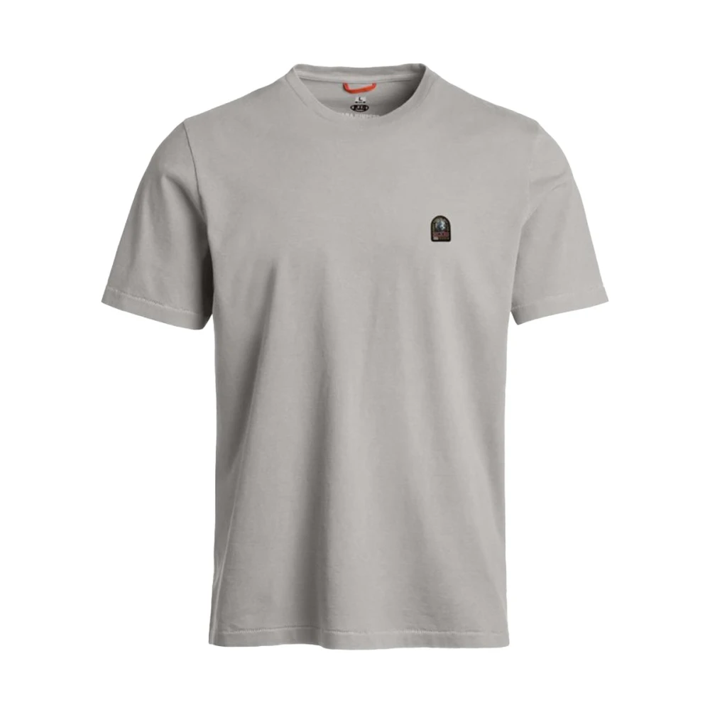 Parajumpers Logo Patch T-shirt Gray Heren