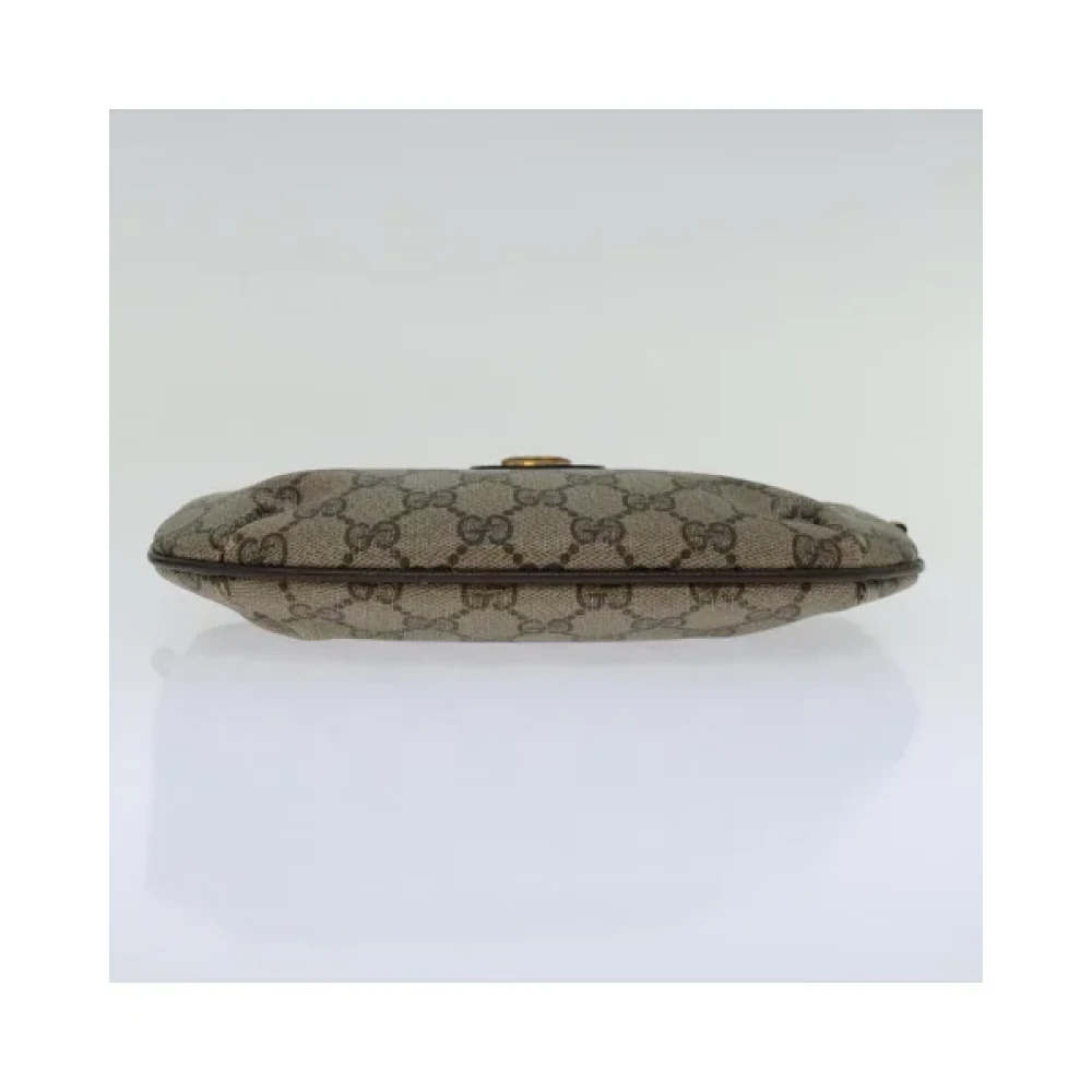 Gucci Vintage Pre-owned Canvas gucci-bags Beige Dames