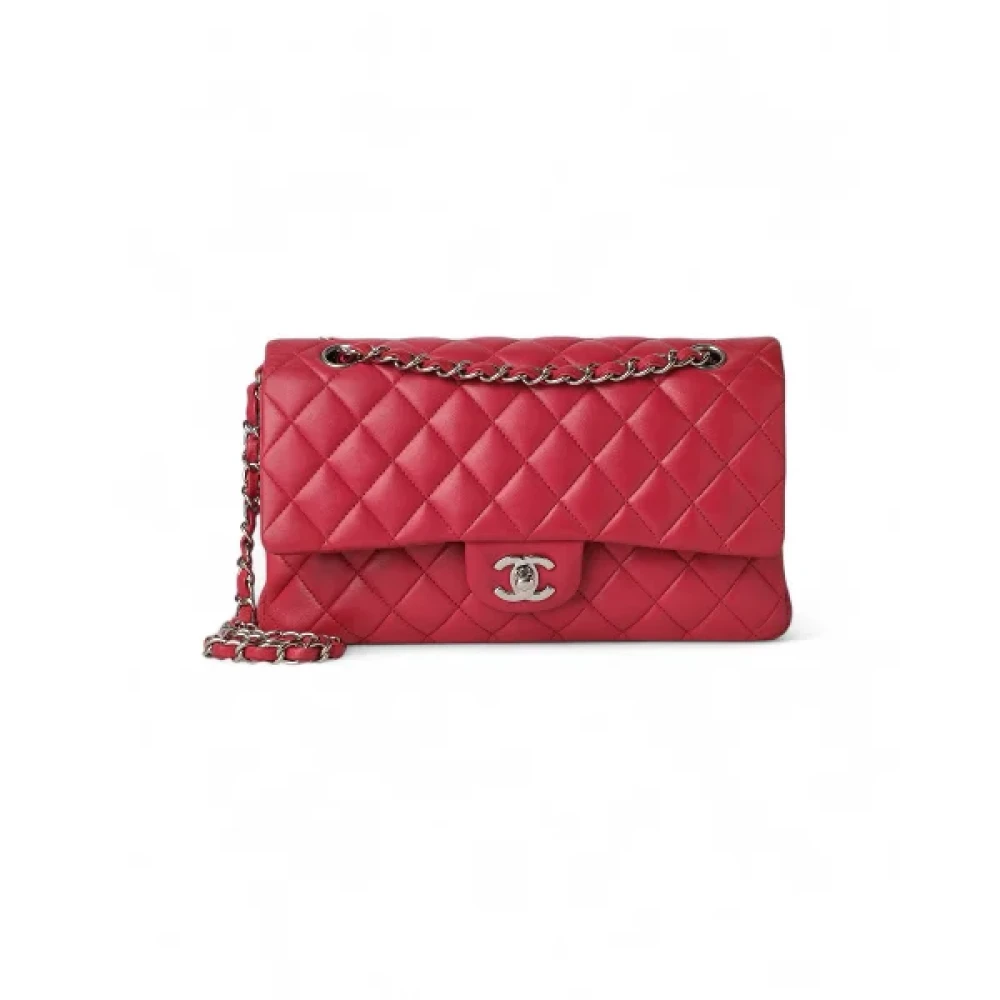 Chanel Vintage Pre-owned Leather chanel-bags Red Dames