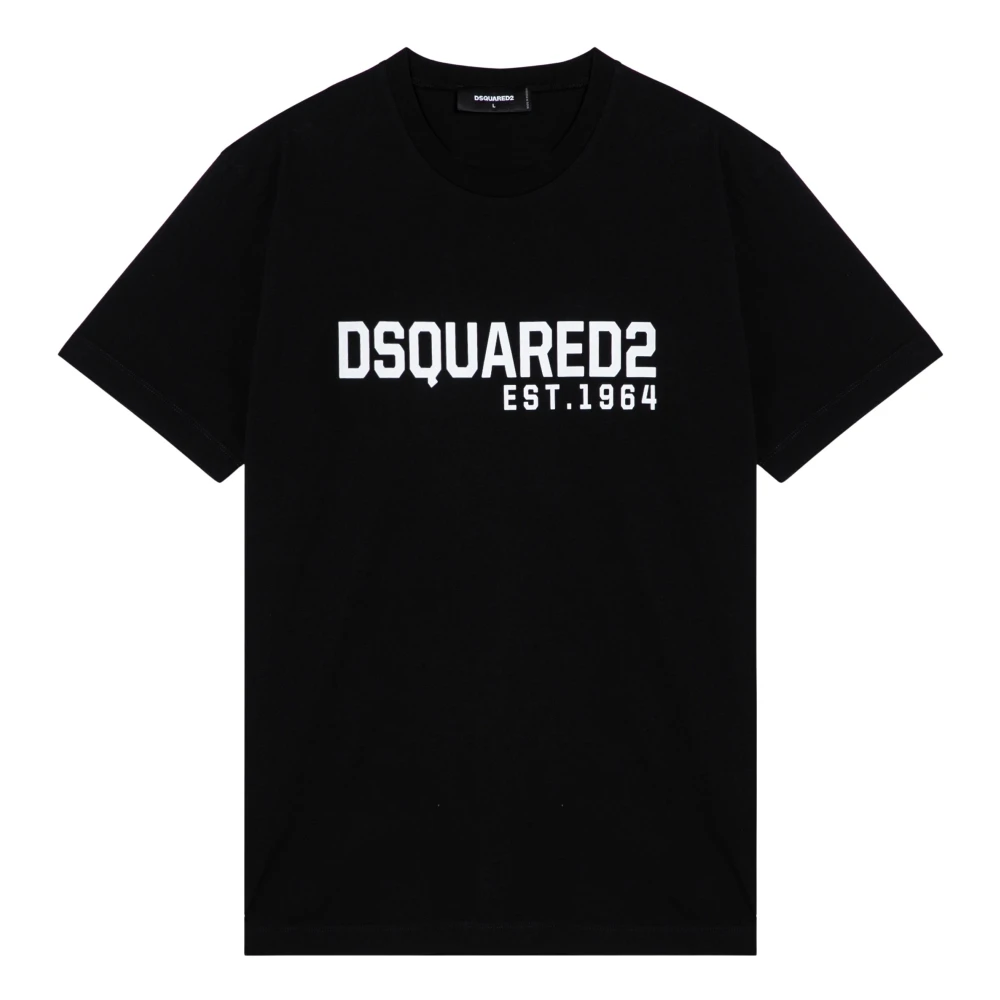 Dsquared2 Korte mouwen ronde hals T-shirt Black Heren
