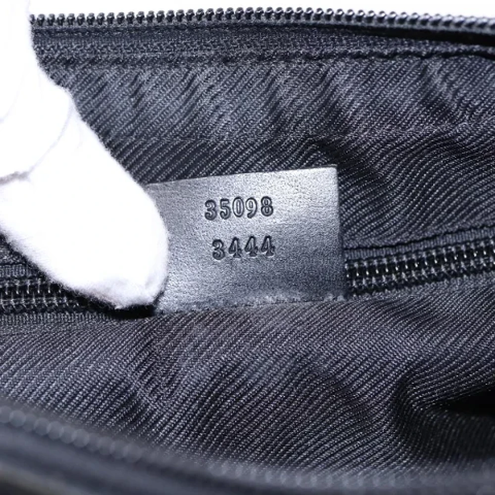 Gucci Vintage Pre-owned Canvas gucci-bags Gray Dames
