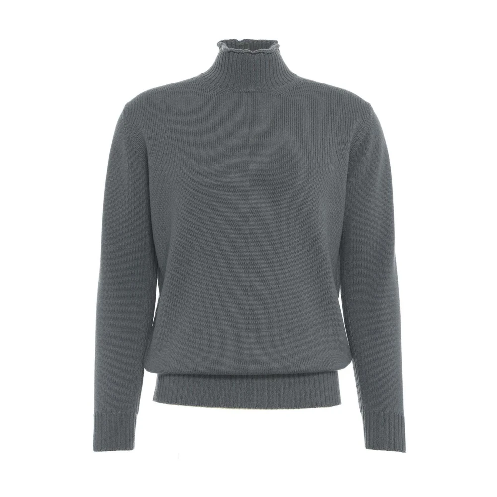Kangra Grijze Gebreide Kleding Aw24 Handwas Gray Heren