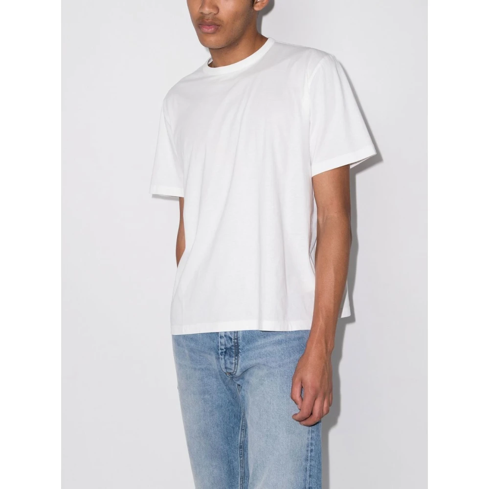 Our Legacy Zwarte Clean Jersey Box T-Shirt White Heren