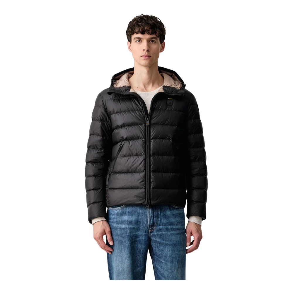 Blauer Uomo Naturale Per 26Wbluc03044 Giacca Imbottita Nera Acton (M), Nero, Casual, Poliamide - Immagine 3
