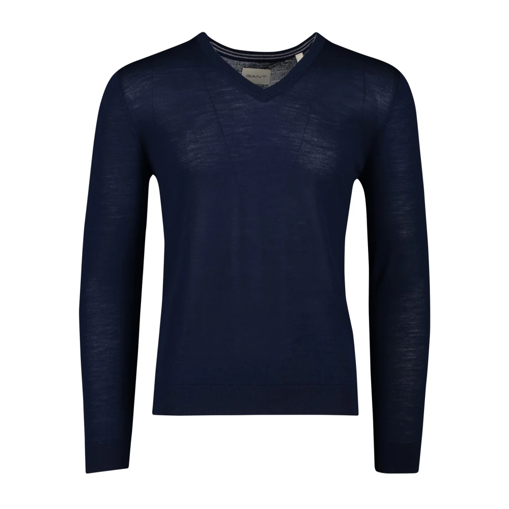 Gant Donkerblauwe Trui Blue Heren