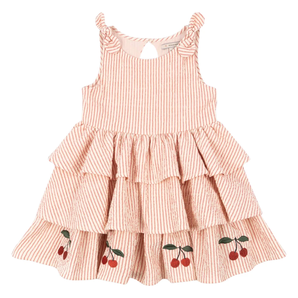 Konges Sløjd Girls Pink Dresses, 9 Y, Ellie Dress
