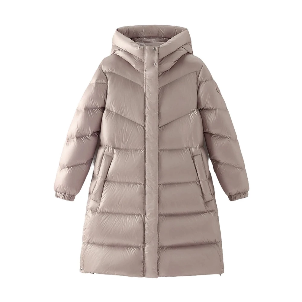 Woolrich - Coats > Parkas - Beige - Woolrich - Modalova