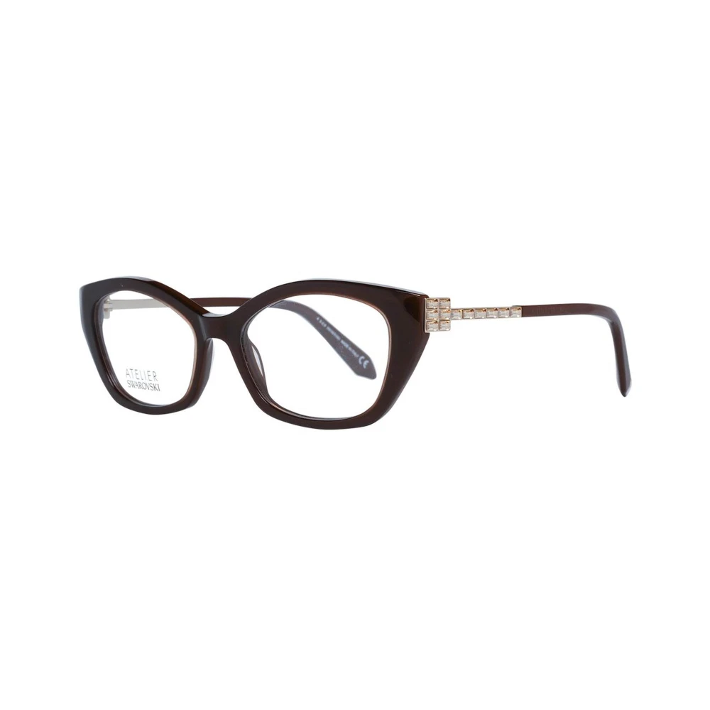 Swarovski Bruine Cat Eye Optische Monturen Brown Dames