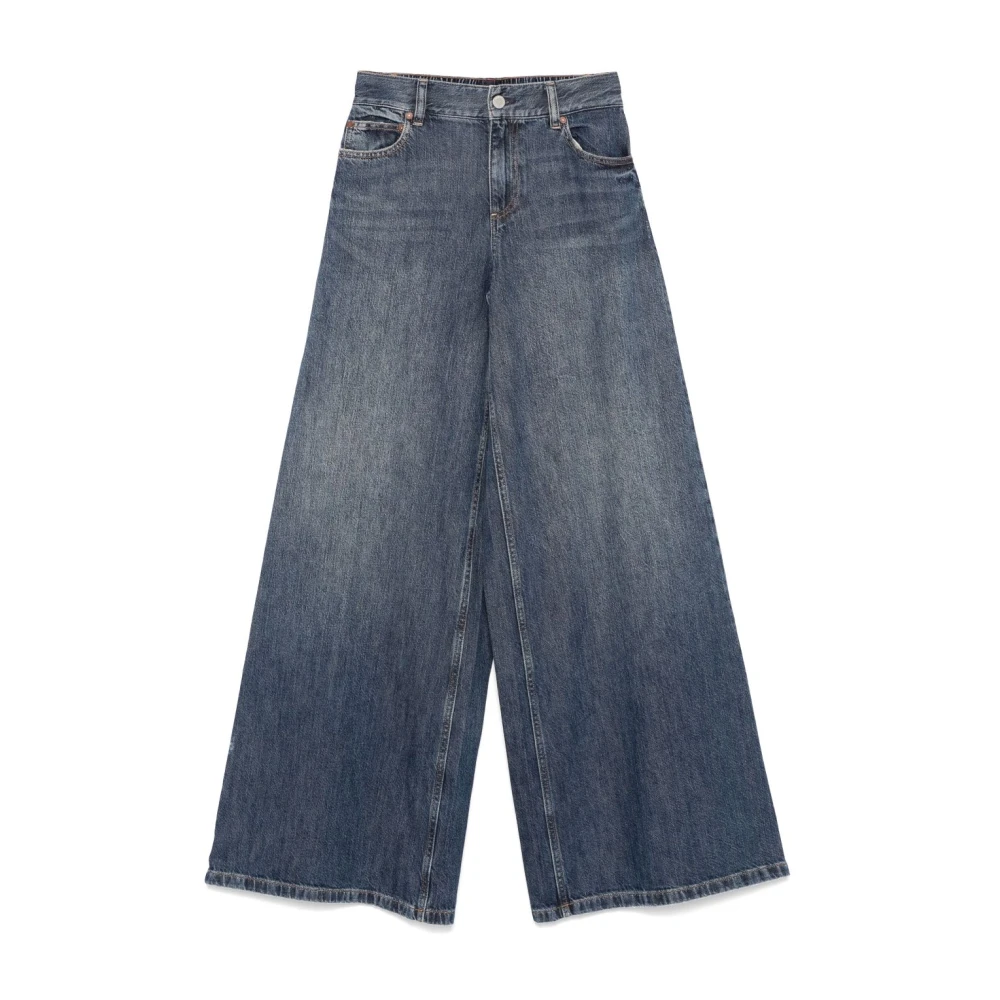 Alice + olivia Indigo Blauwe Klassieke Vijf Zak Jeans Blue Dames
