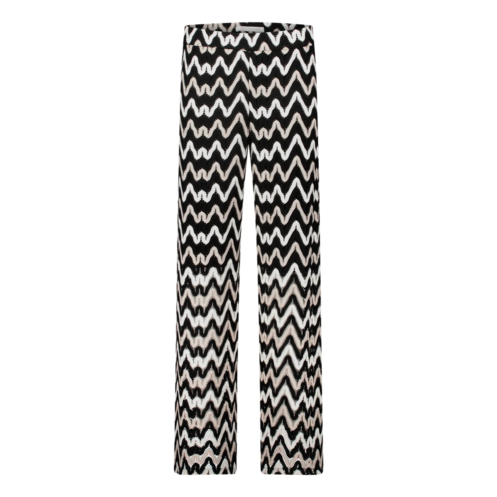 Betty & Co Gestructureerde instapbroek Black Dames