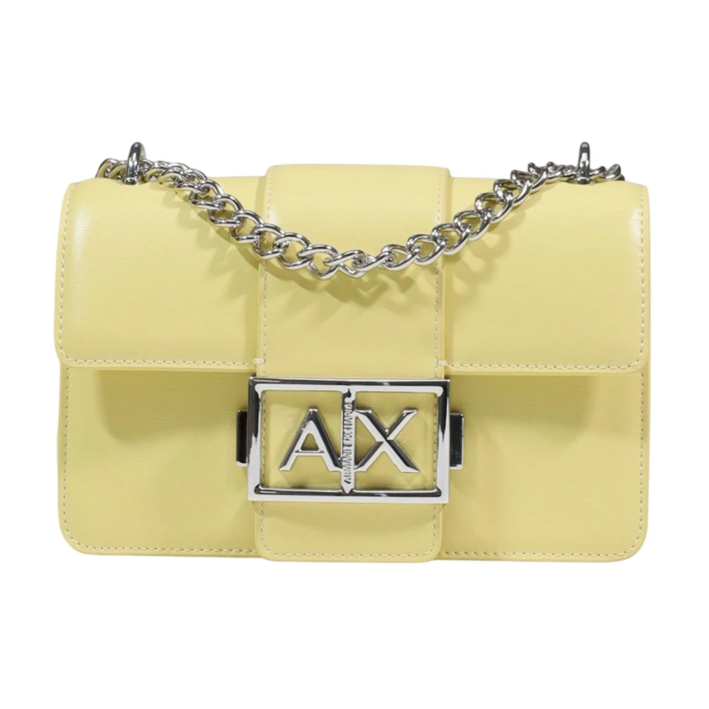 Armani Exchange Donna Giallo Borse, Taglia Unica, New,
