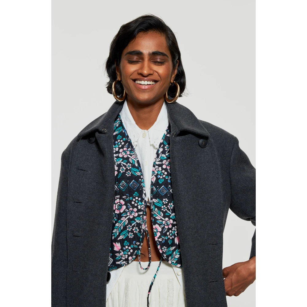 Antik batik Flora print gilet Multicolor Dames