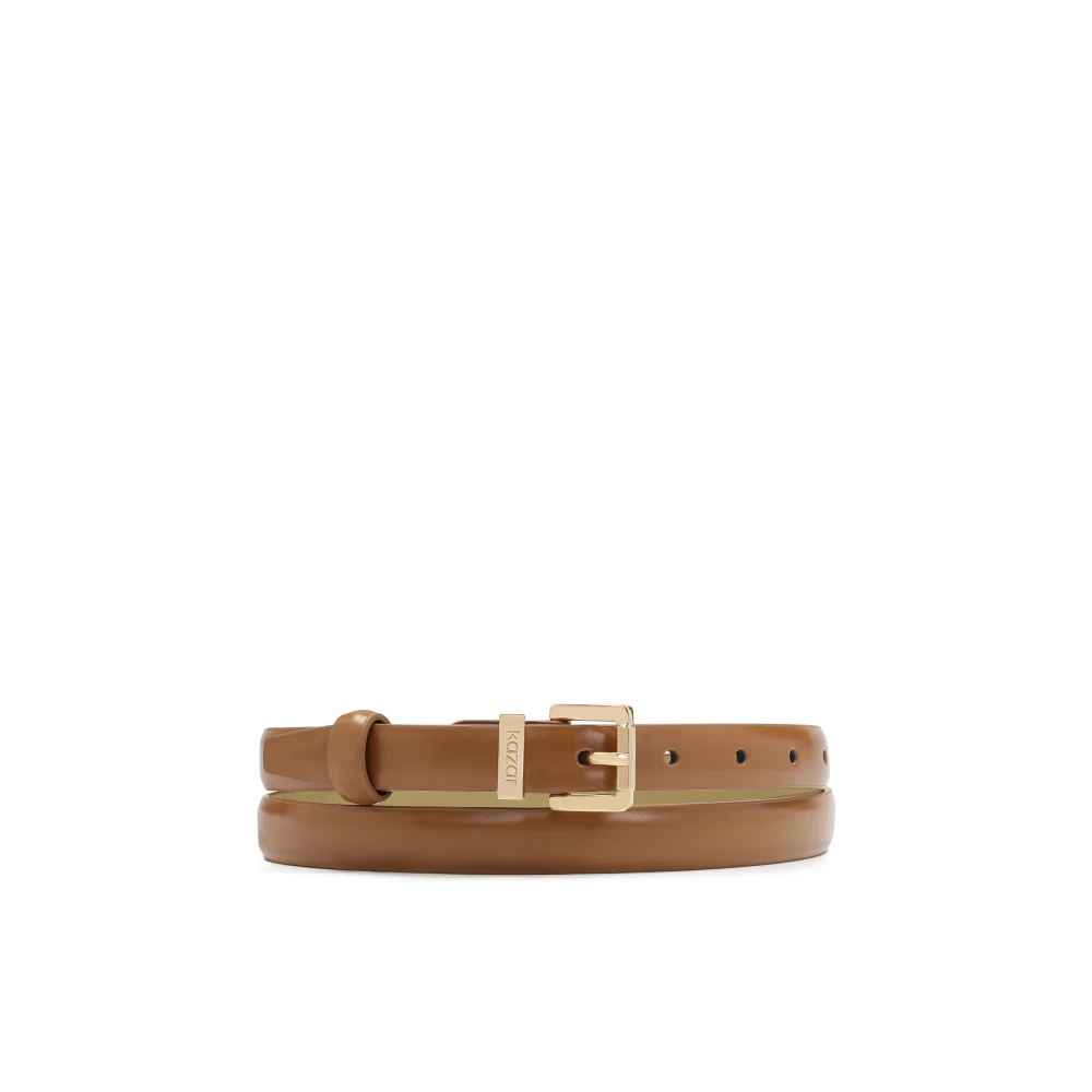 Kazar Bruin leren jurkriem Brown Dames