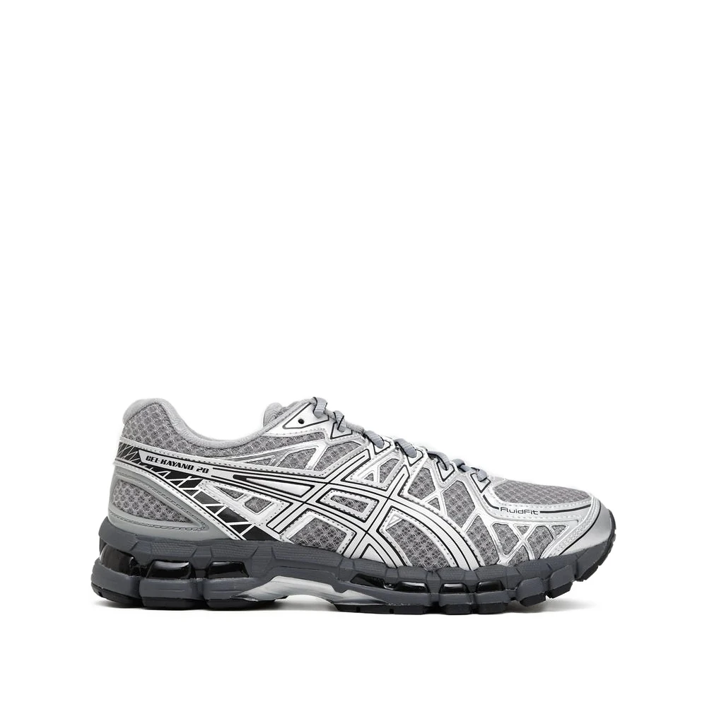 Asics Reflective Mesh Sneaker With Cushioned Midsole - Male - Sneakers - Gray - 7 1/2 Uk - Shoes