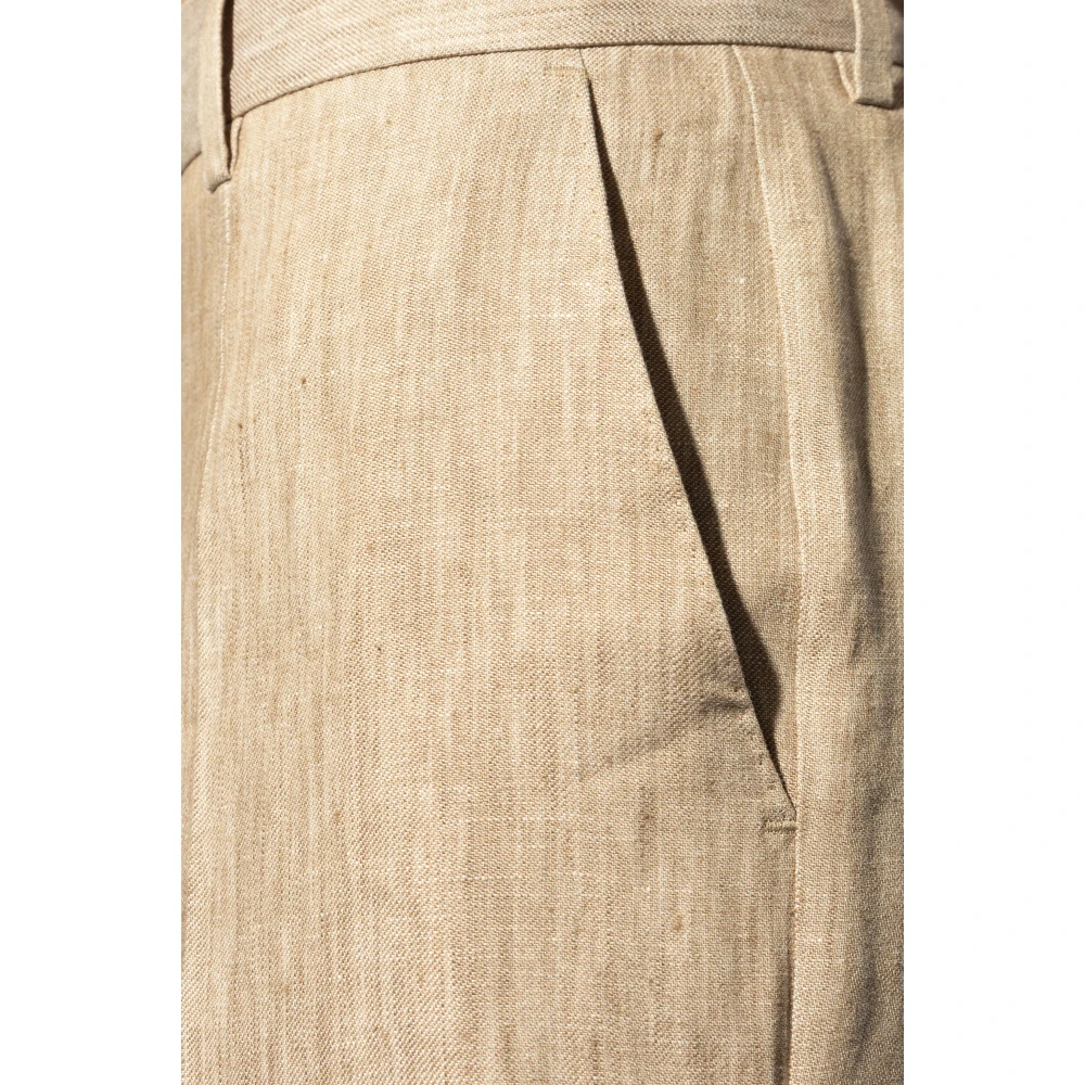 Dolce & Gabbana Linnen broek Beige Heren