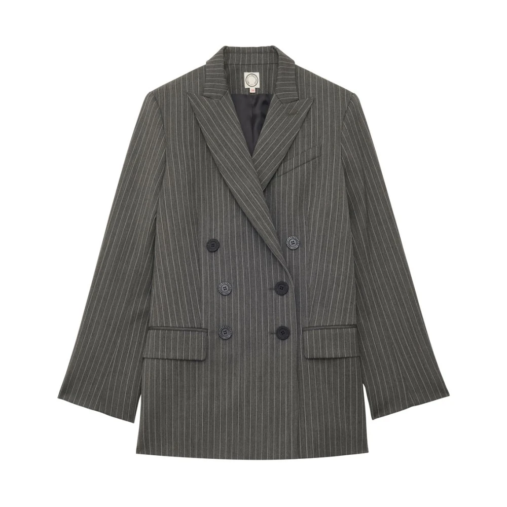 Ines De La Fressange Paris Ezio Jacket Gray Dames
