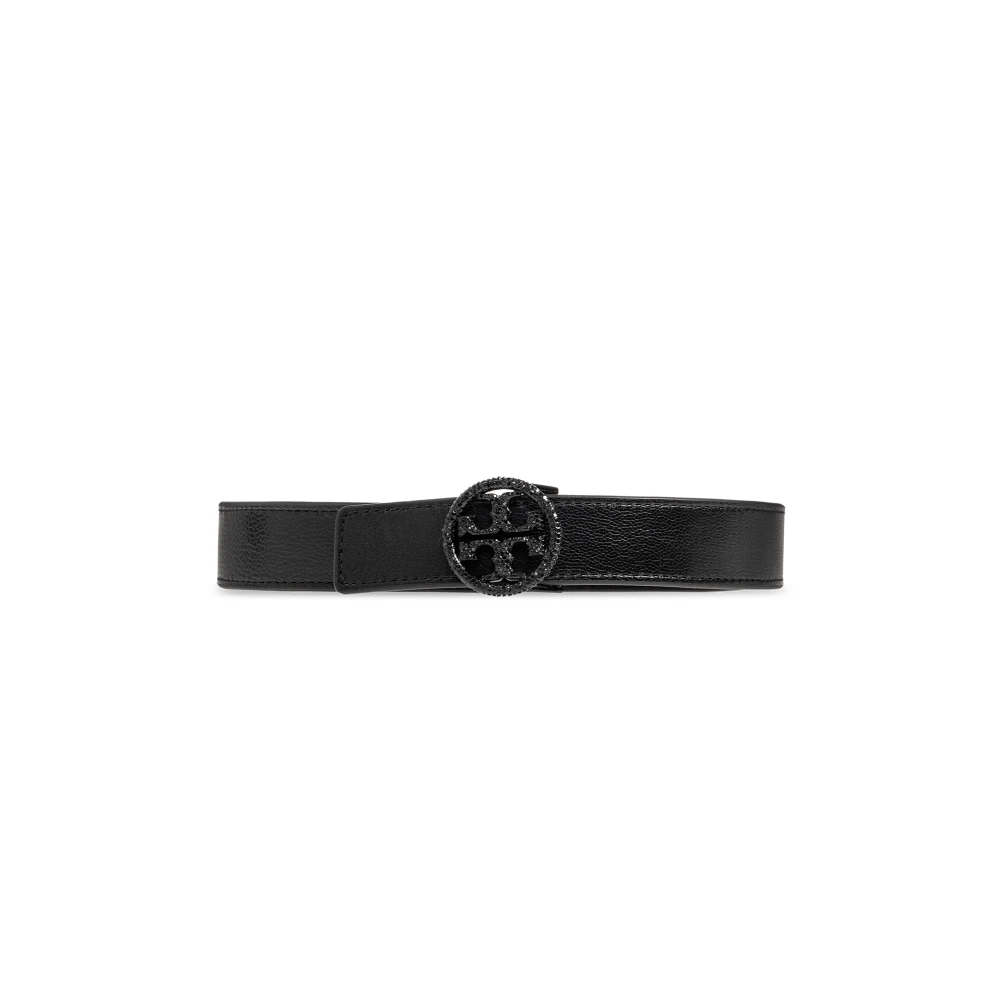 TORY BURCH Leren Riem Black Dames