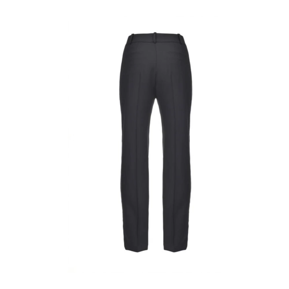 pinko Technische Wollen Broek Black Dames