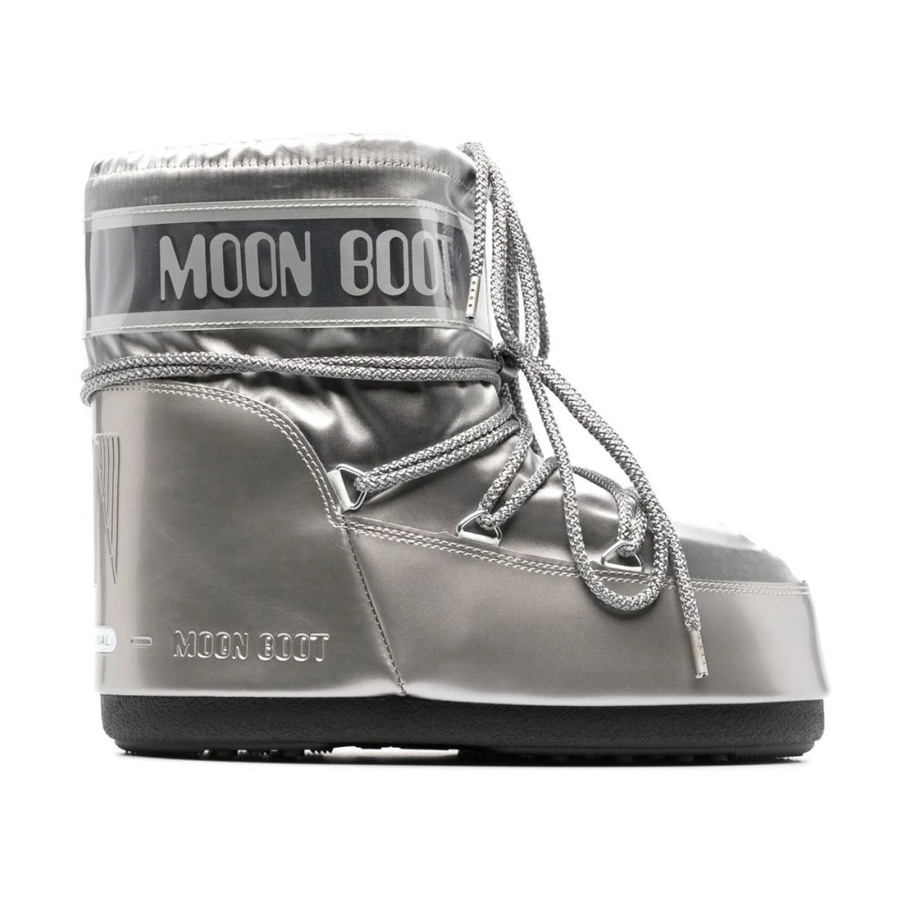 Moon Boot Damen Silber Mb Icon Low Glance - Bild 8
