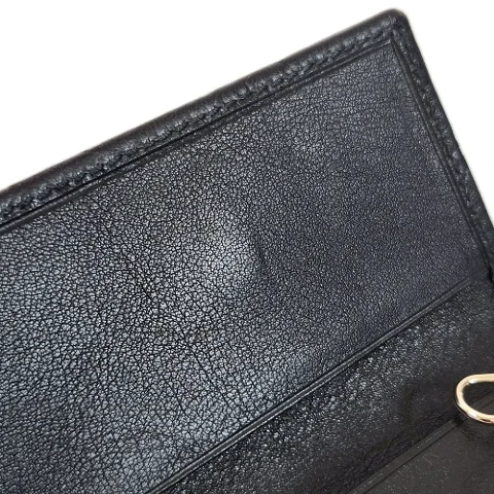 Gucci Vintage Pre-owned Leather key-holders Black Dames