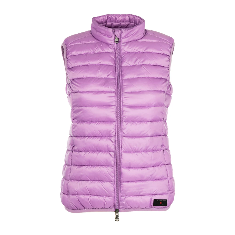 Canadian Classics Mouwloos Dames Pufferjas met Rits Purple Dames