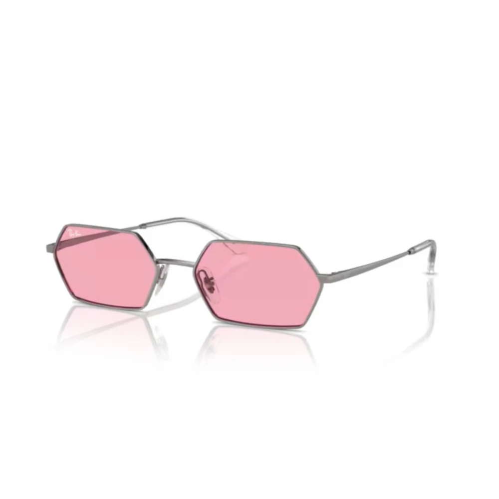 Ray-Ban Gray Sunglasses, Unisex, 55 Mm, Sole Sunglasses