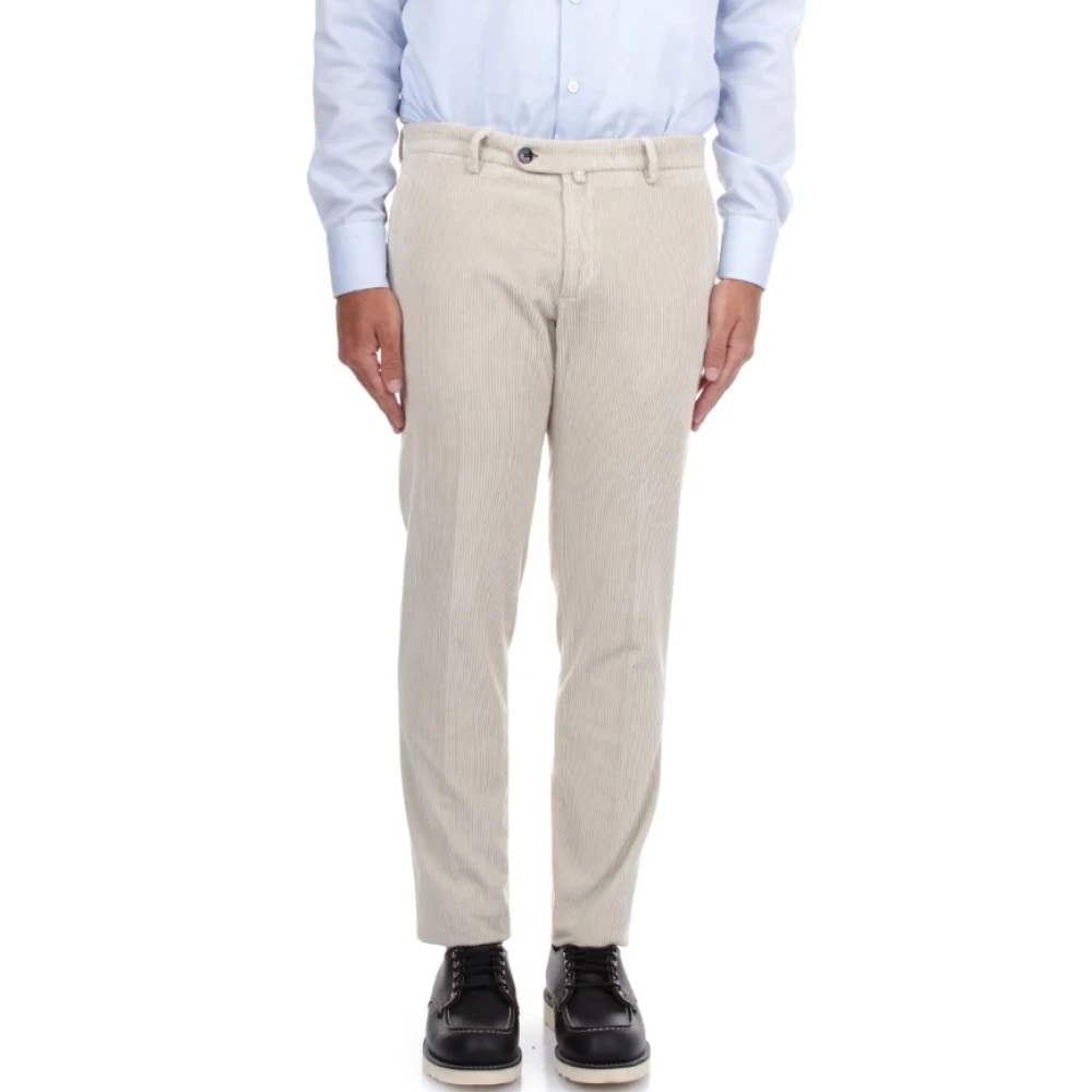 Briglia Broek met rits en zakken Beige Heren