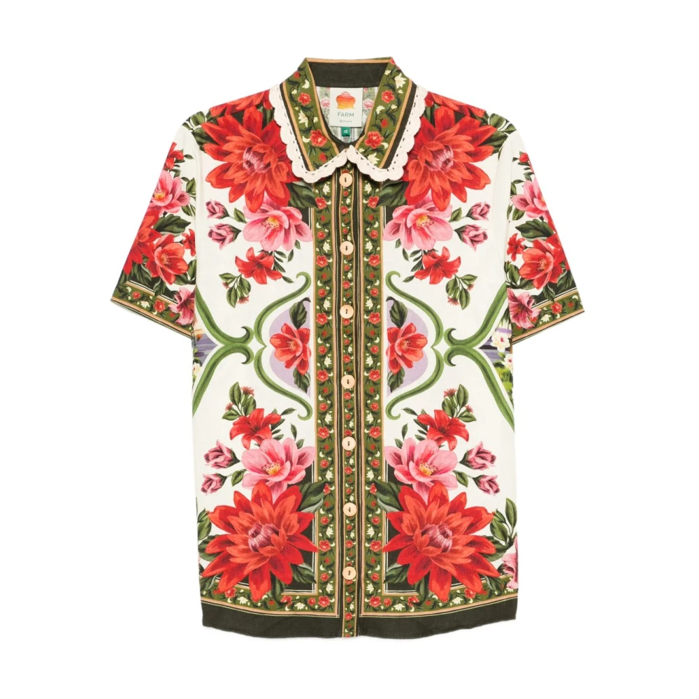 Farm Rio Women's Multicolor Wonder Rio Shirt - Shirts - S - Blouses & Shirts