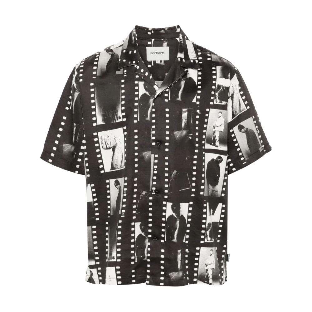 Carhartt WIP Foto Strip Shirt Black Heren
