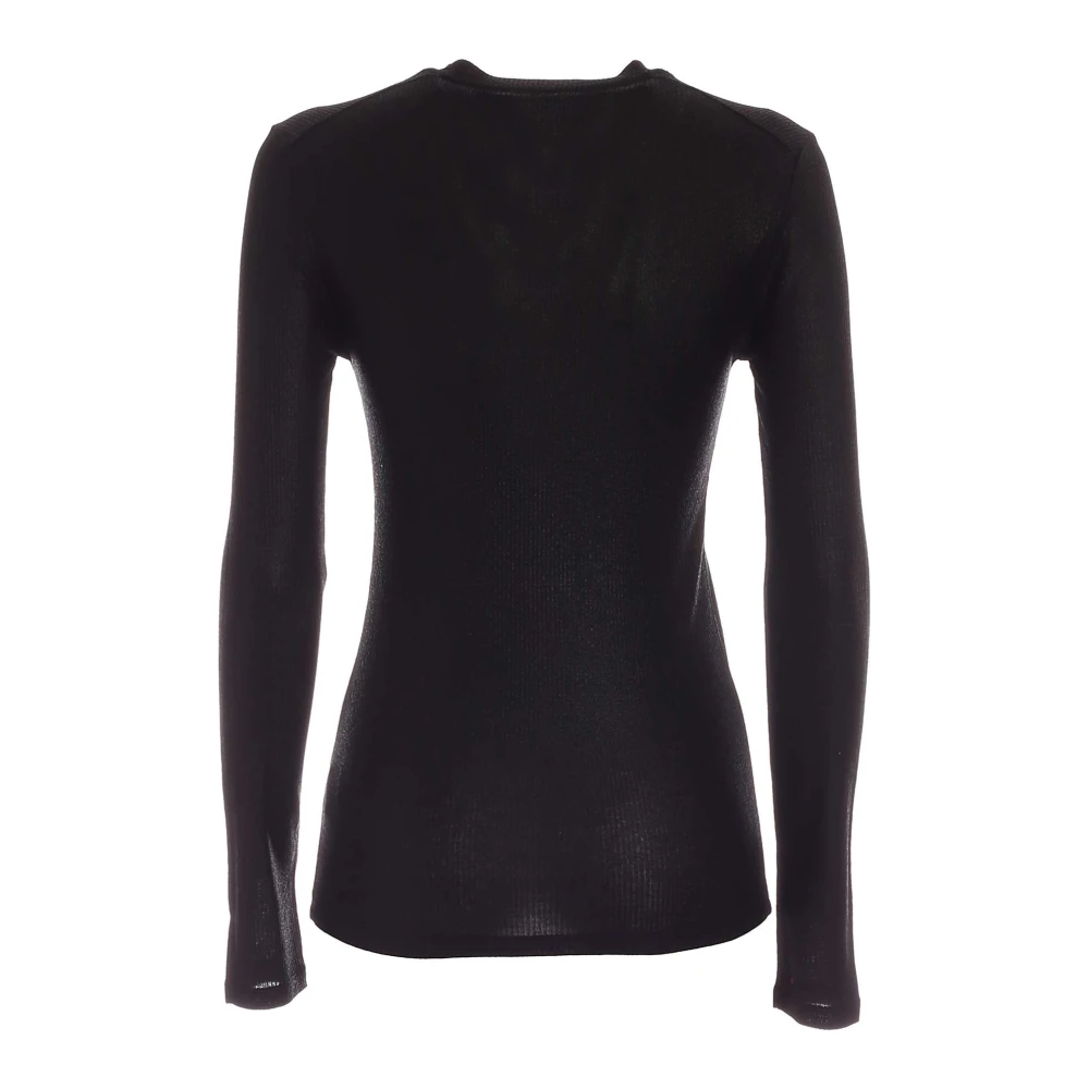 majestic filatures Zwarte T-shirts en Polos Gemaakt in Portugal Black Dames
