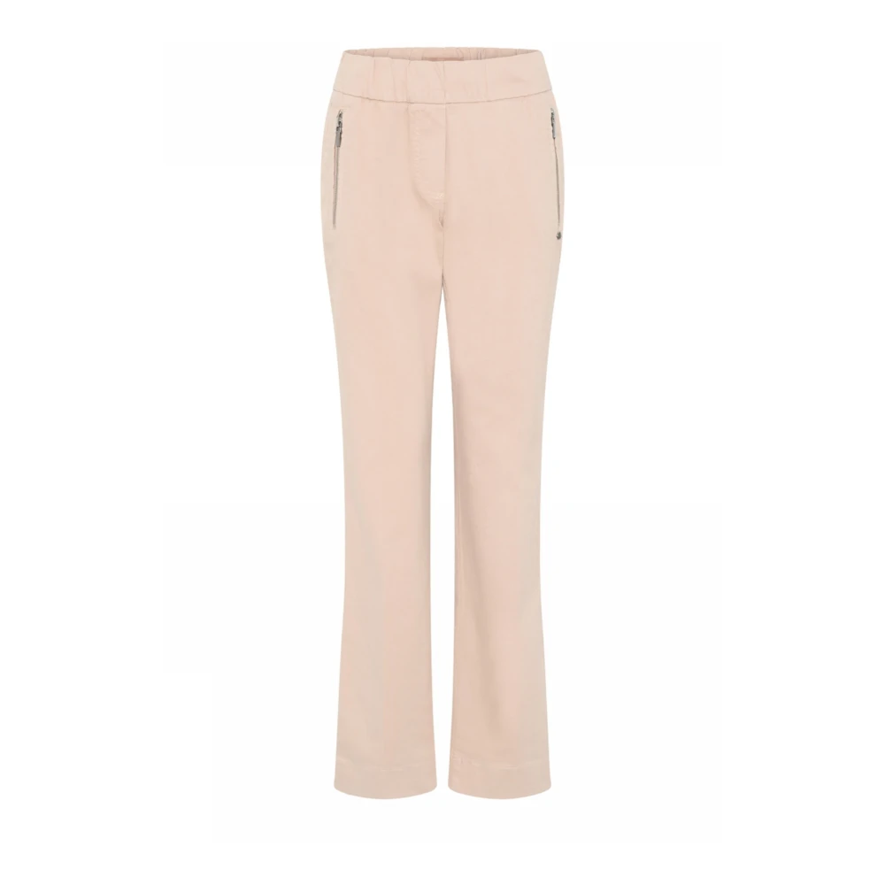 Gustav Flare Broek Strandzand Beige Dames
