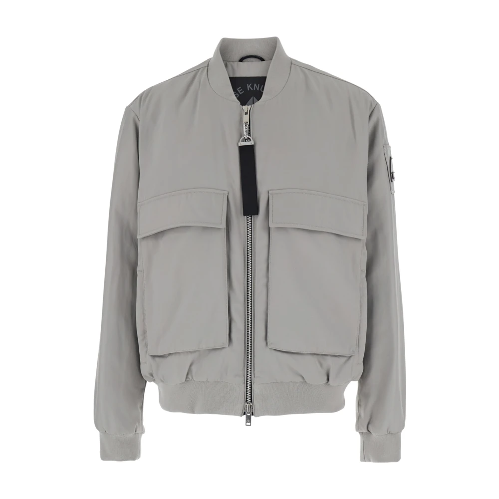 Moose Knuckles Grijze Alder Bomberjas Gray Heren