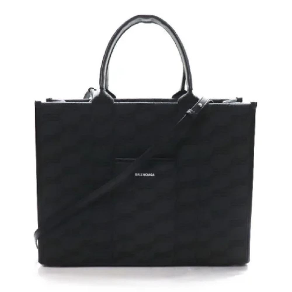 Balenciaga Vintage Pre-owned Fabric balenciaga-bags Black Dames