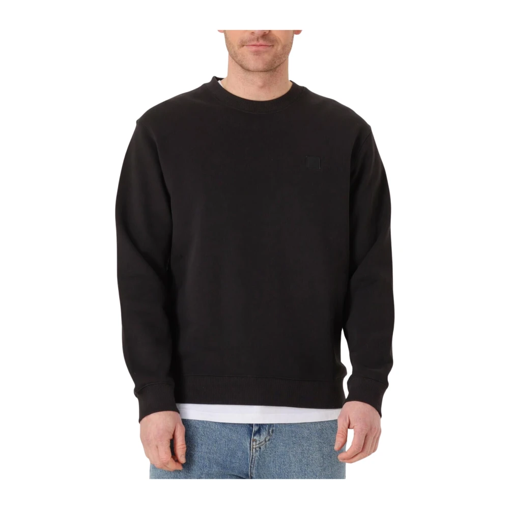 Scotch & Soda Kern Logo Sweatshirt Black Heren