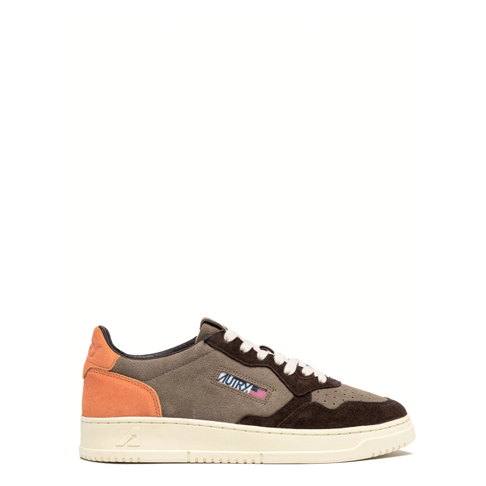 Autry Kleurrijke Platte Sneakers Medalist Model Heren Schoenen Veelkleurig Multicolor