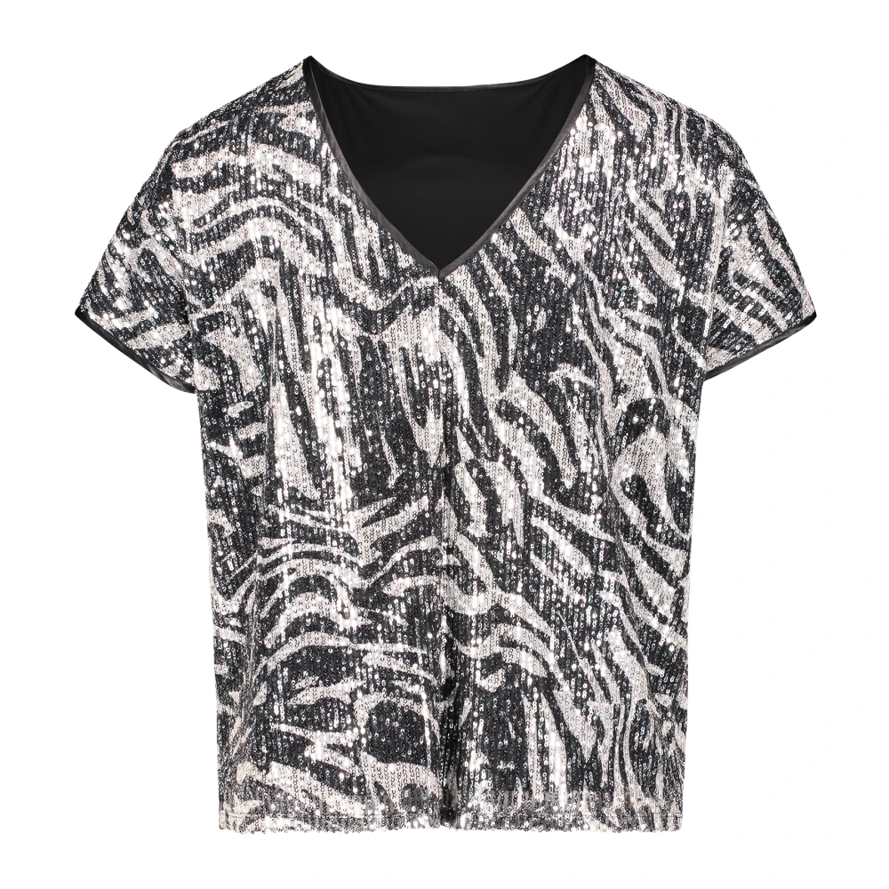 Betty & Co Blouse met pailletten Multicolor Dames