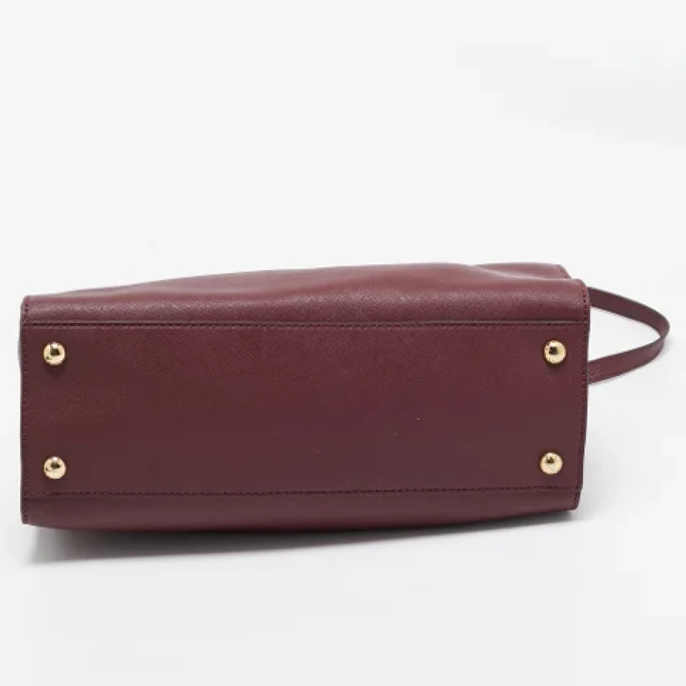 Michael Kors Pre-owned Leather totes Red Dames