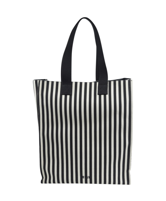 black-and-white-striped-cotton-bag