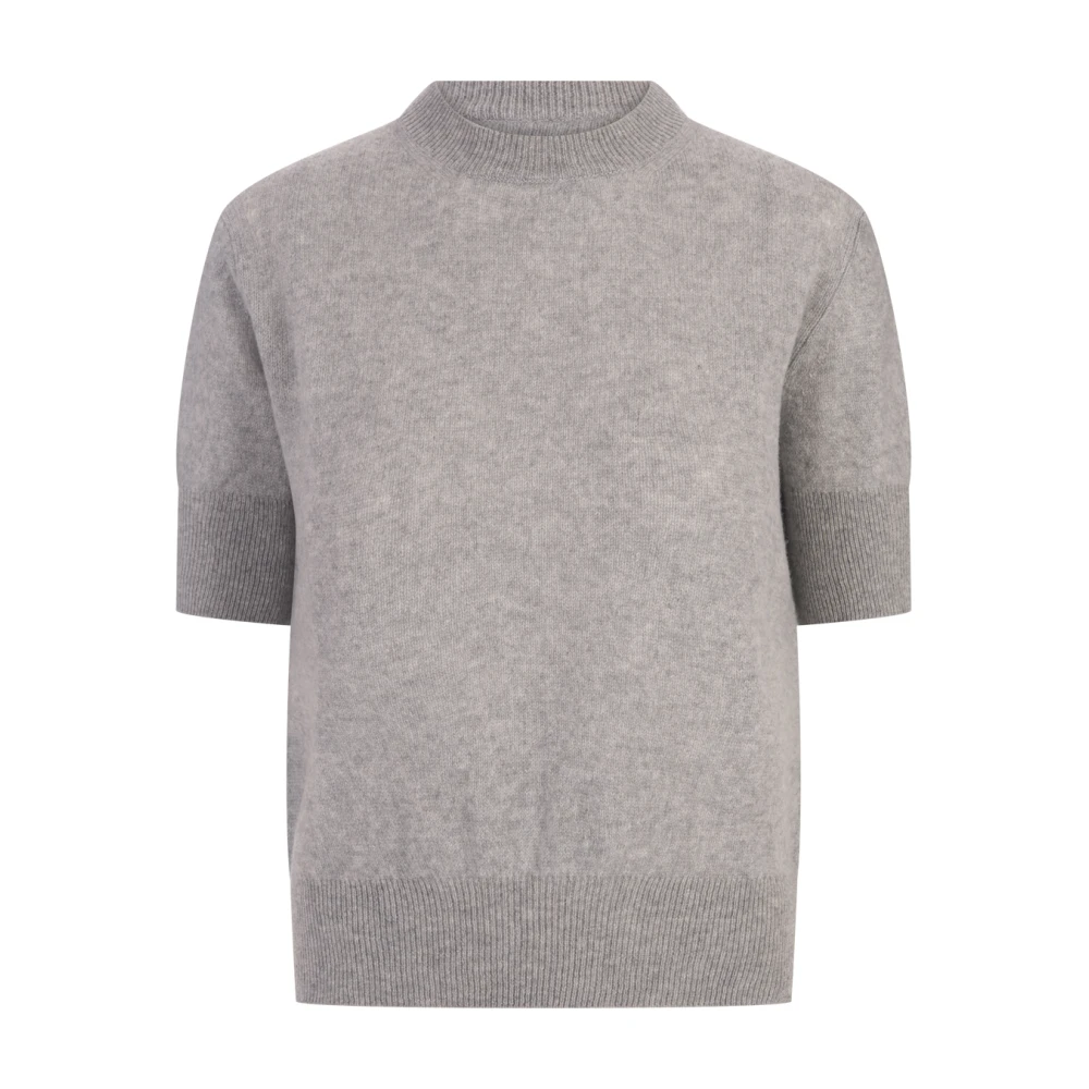 Ermanno Scervino Kasjmier Grijs Crew Neck Sweater Gray Dames