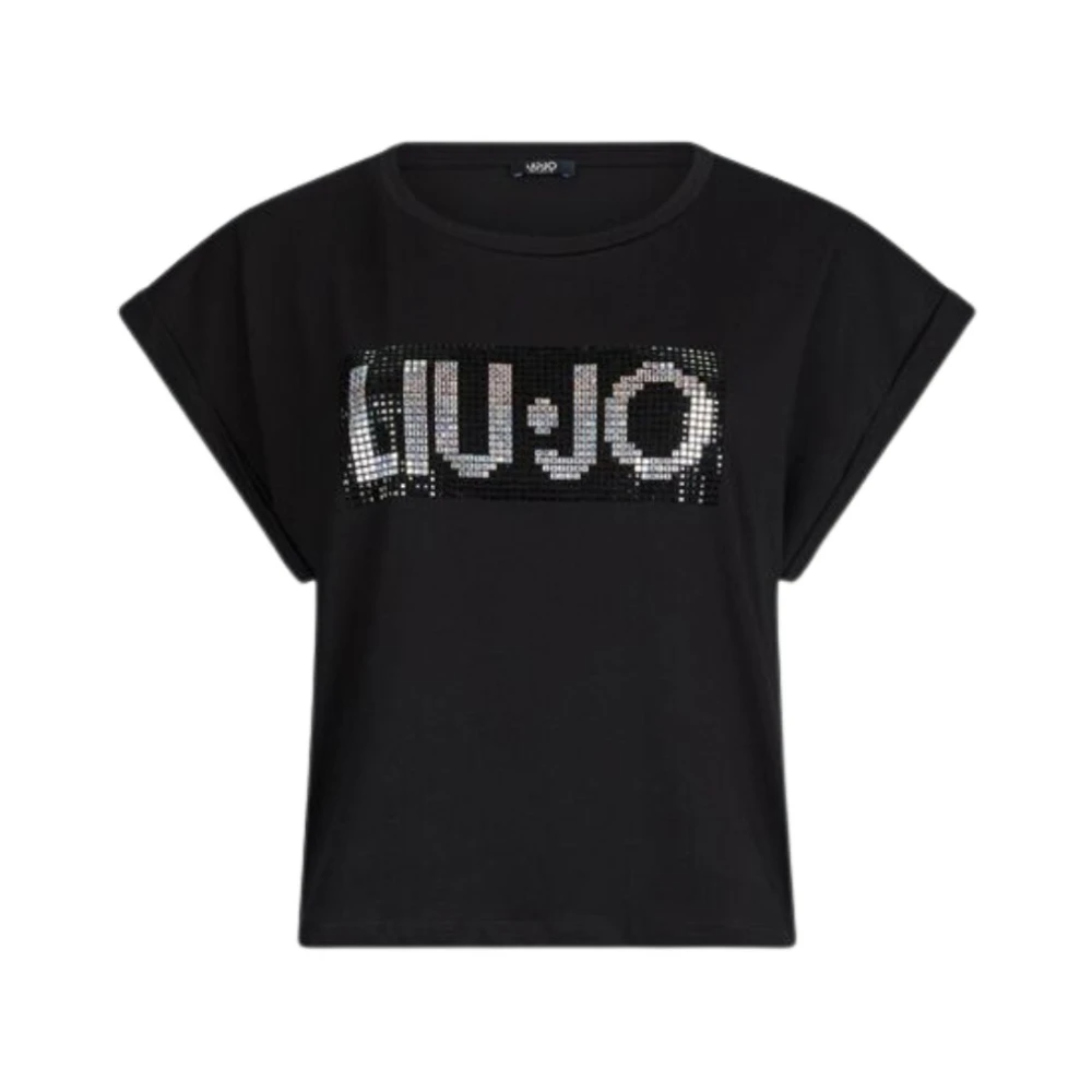 Liu Jo - Tops > T-Shirts - Black - Liu Jo - Modalova